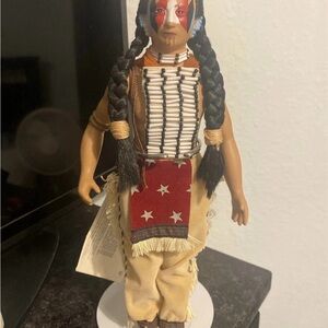 Sandy Dolls Howling Dog Cheyenne Native American Warrior